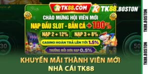 Khuyến mãi thành viên mới nhà cái TK88